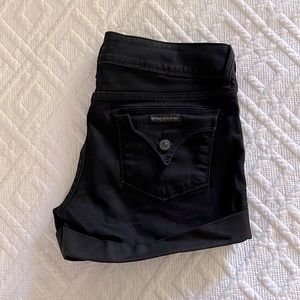 Hudson Black Jean Shorts - Size 27
